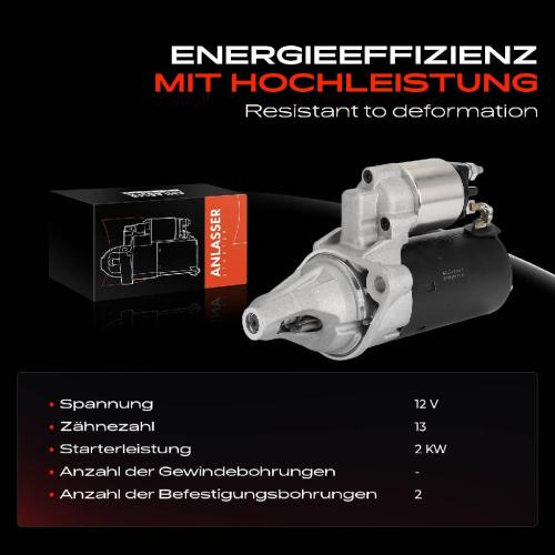 1x Anlasser Starter für Porsche Panamera 970 3.0L 3.6L 4.8L 2009-2016 Bild 1x Anlasser Starter für Porsche Panamera 970 3.0L 3.6L 4.8L 2009-2016
