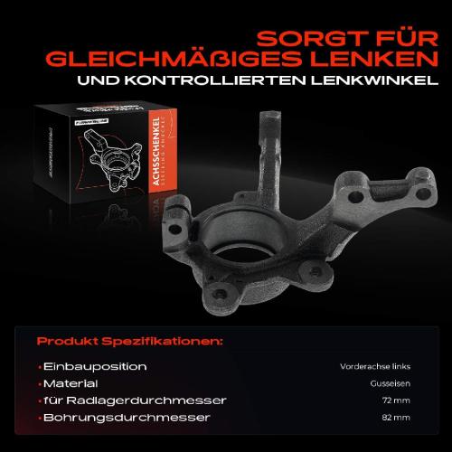 1x Achsschenkel Radaufhängung Vorderachse Links für Renault 19 I B/C53 D53 19 II B/C53 853 D53 1988-1996 Bild 1x Achsschenkel Radaufhängung Vorderachse Links für Renault 19 I B/C53 D53 19 II B/C53 853 D53 1988-1996