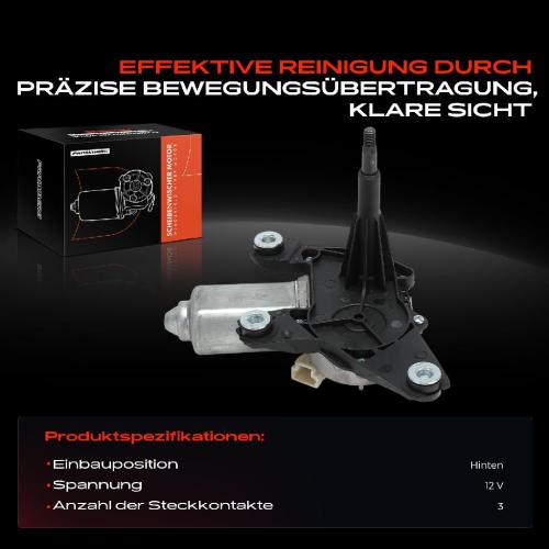 1x Wischermotor Scheibenwischermotor Hinten für Dacia Sandero II Nissan Micra III Bild 1x Wischermotor Scheibenwischermotor Hinten für Dacia Sandero II Nissan Micra III