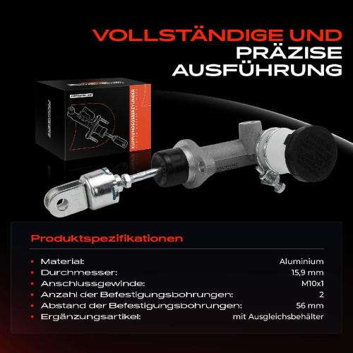 1x Geberzylinder Kupplungsgeberzylinder für Hyundai Galloper 2 Mitsubishi Galant 3 Bild 1x Geberzylinder Kupplungsgeberzylinder für Hyundai Galloper 2 Mitsubishi Galant 3