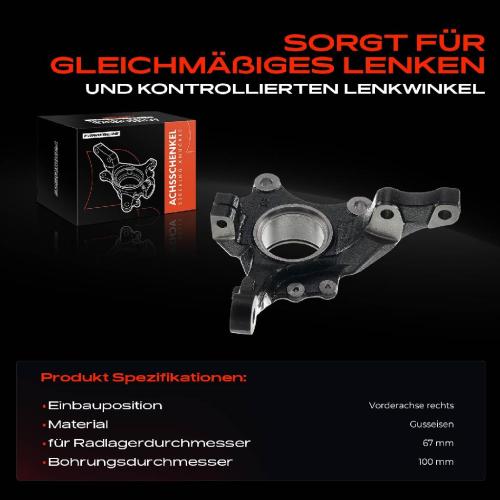 1x Achsschenkel Radaufhängung Vorderachse Rechts für Opel Combo Kasten Tour Corsa C Kasten Bild 1x Achsschenkel Radaufhängung Vorderachse Rechts für Opel Combo Kasten Tour Corsa C Kasten