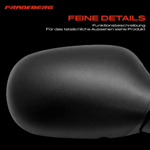 Frankberg 1x Außenspiegel Rechts für Renault Clio 2 BB CB 1.2L 1.4L 1.6L 1.9L 2.0L 3.0L 1998-2004 Bild Frankberg 1x Außenspiegel Rechts für Renault Clio 2 BB CB 1.2L 1.4L 1.6L 1.9L 2.0L 3.0L 1998-2004