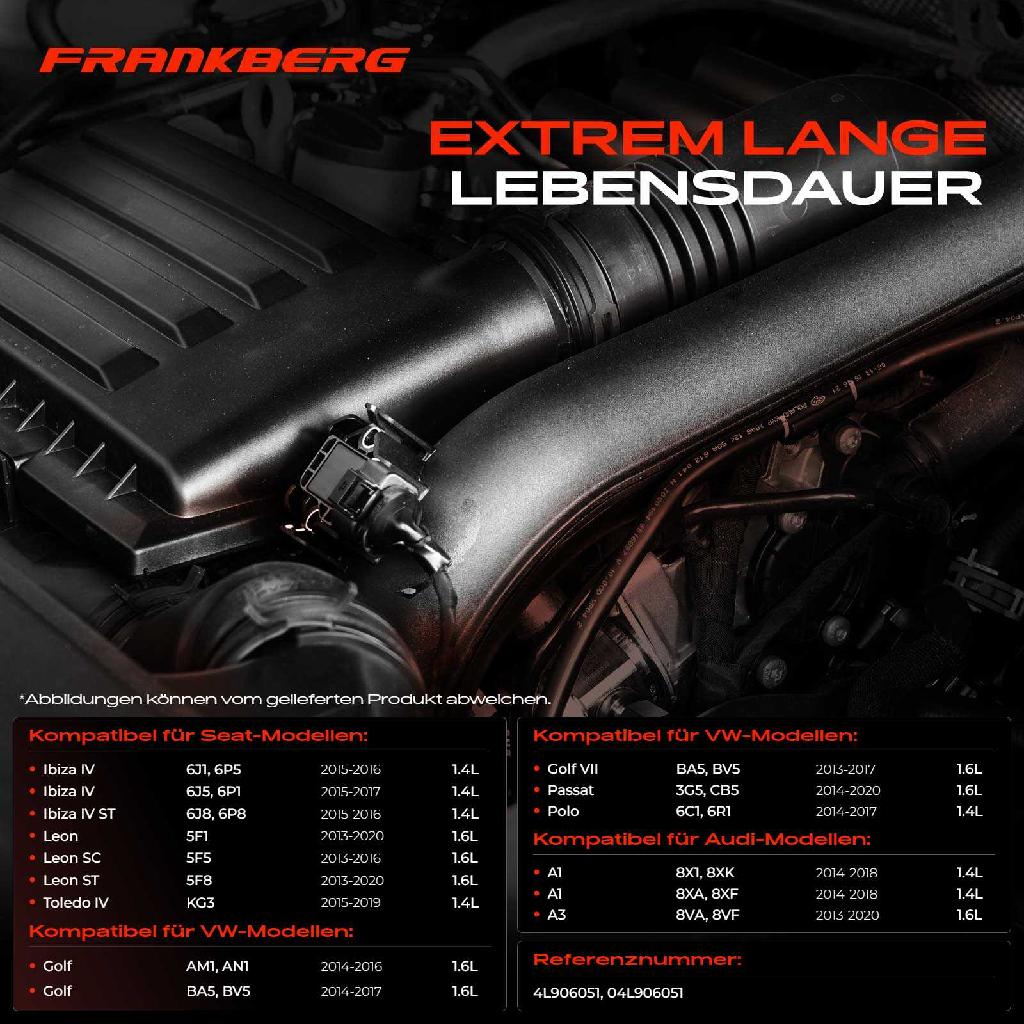 1x Drucksensor Druckgeber für VW Golf Polo Audi A1 Skoda Fabia Seat Ibiza 1.4L 1.6L