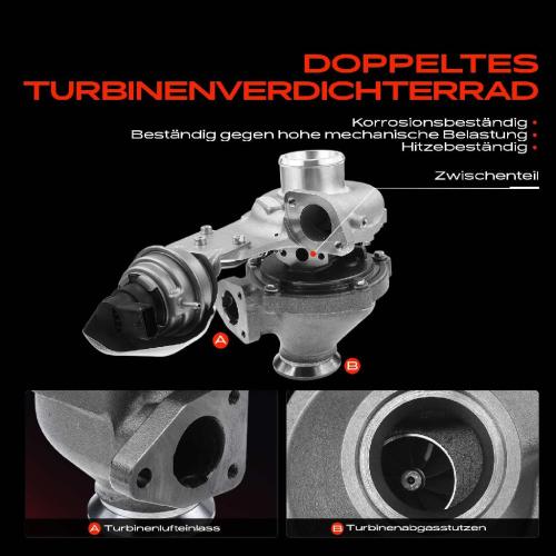 1x Abgasturbolader für Opel Astra J Caravan GTC Insignia A Sports Tourer Stufenheck Zafira C Bild 1x Abgasturbolader für Opel Astra J Caravan GTC Insignia A Sports Tourer Stufenheck Zafira C