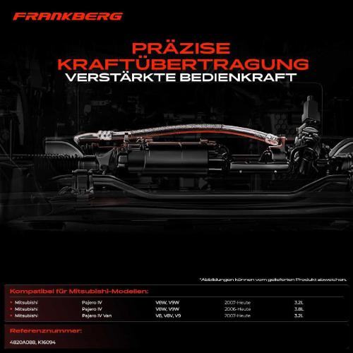 1x Seilzug Feststellbremse Hinterachse rechts für Mitsubishi Pajero 4 Van V8W V9W V8V Bild 1x Seilzug Feststellbremse Hinterachse rechts für Mitsubishi Pajero 4 Van V8W V9W V8V