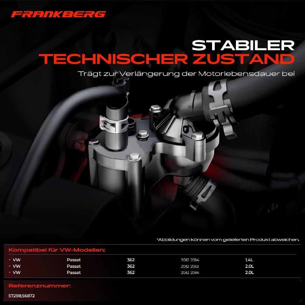 1x Thermostat Kühlmittel für VW Passat 362 1.4L 2.0L 2012-2014