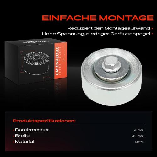 1x Umlenkrolle Führungsrolle für Dodge Nitro Jeep Wrangler KIA Sorento Bild 1x Umlenkrolle Führungsrolle für Dodge Nitro Jeep Wrangler KIA Sorento