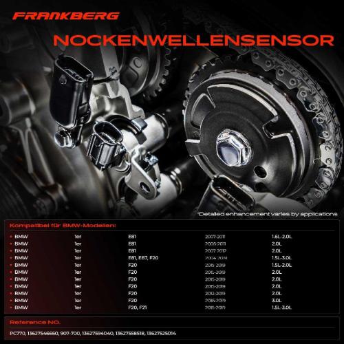 2x Nockenwellenposition Sensor für BMW E81 E87 F45 E90 F33 Bild 2x Nockenwellenposition Sensor für BMW E81 E87 F45 E90 F33