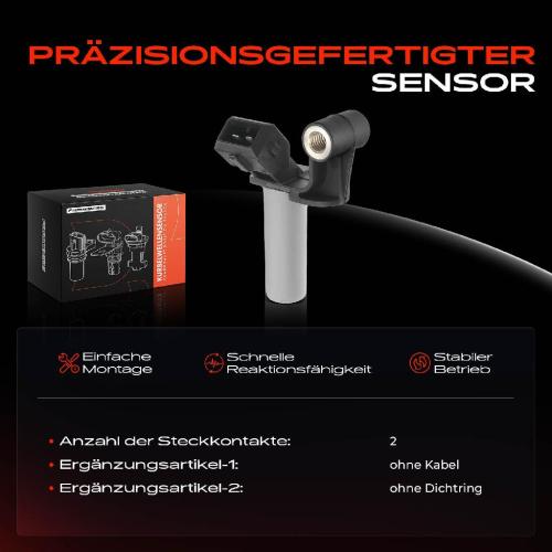 1x Kurbelwellensensor Impulsgeber für Citroën Fiat Ford Mondeo III Transit Peugeot Bild 1x Kurbelwellensensor Impulsgeber für Citroën Fiat Ford Mondeo III Transit Peugeot