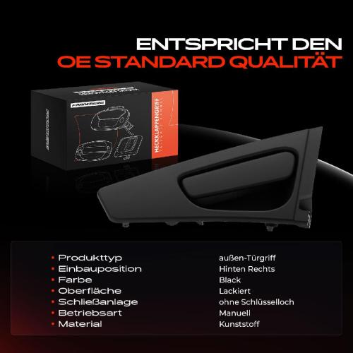 1x Türgriff Hinten Rechts außen für Renault Clio IV Grandtour Kasten/Schrägheck 0.9L 1.2L 1.5L 1.6L 2012-2021 Bild 1x Türgriff Hinten Rechts außen für Renault Clio IV Grandtour Kasten/Schrägheck 0.9L 1.2L 1.5L 1.6L 2012-2021