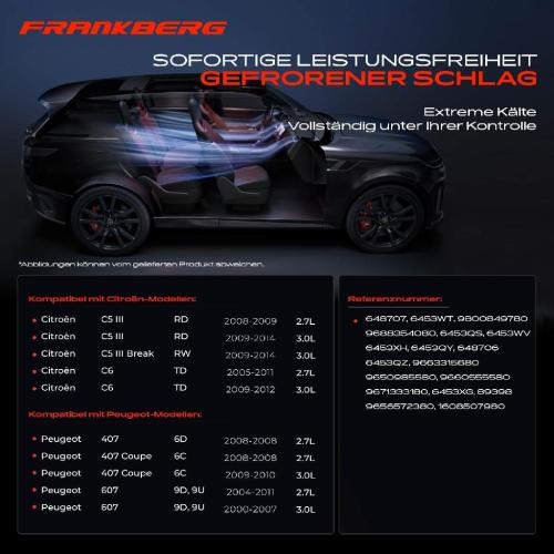 1x Klimakompressor für Citroën C5 III RD TD C6 TD Peugeot 407 6D 6C 607 9D Bild 1x Klimakompressor für Citroën C5 III RD TD C6 TD Peugeot 407 6D 6C 607 9D