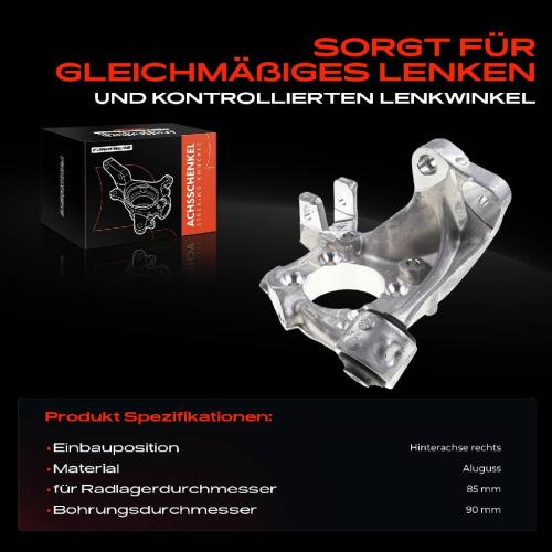 Frankberg 1x Achsschenkel Radaufhängung Hinterachse Rechts für Audi A6 Avant 4F5 4F2 2.0L 2.4L 2.7L 2004-2011 Bild Frankberg 1x Achsschenkel Radaufhängung Hinterachse Rechts für Audi A6 Avant 4F5 4F2 2.0L 2.4L 2.7L 2004-2011