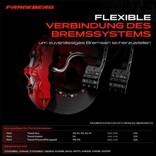 1x Servolenkung Schlauch für Ford Transit Bus Kasten Pick-up FD FA FM 2.0L 2000-2006 Bild 1x Servolenkung Schlauch für Ford Transit Bus Kasten Pick-up FD FA FM 2.0L 2000-2006