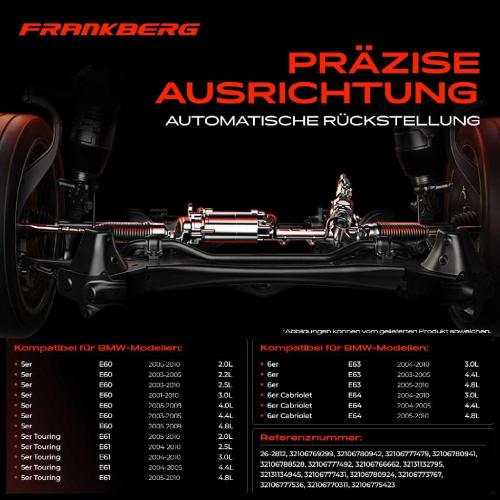 1x Lenkgetriebe Servolenkgetriebe für BMW 5er E60 E61 6er E63 E64 Bild 1x Lenkgetriebe Servolenkgetriebe für BMW 5er E60 E61 6er E63 E64