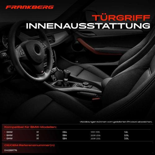1x Türgriff Innenausstattung Rechts für BMW X1 E84 sDrive xDrive Bild 1x Türgriff Innenausstattung Rechts für BMW X1 E84 sDrive xDrive