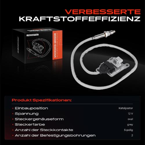 1x Nox Sensor Nitrogen Oxide Lamdasonde Katalysator für Citroën C4 Opel Vivaro C Peugeot 308 II DS Bild 1x Nox Sensor Nitrogen Oxide Lamdasonde Katalysator für Citroën C4 Opel Vivaro C Peugeot 308 II DS