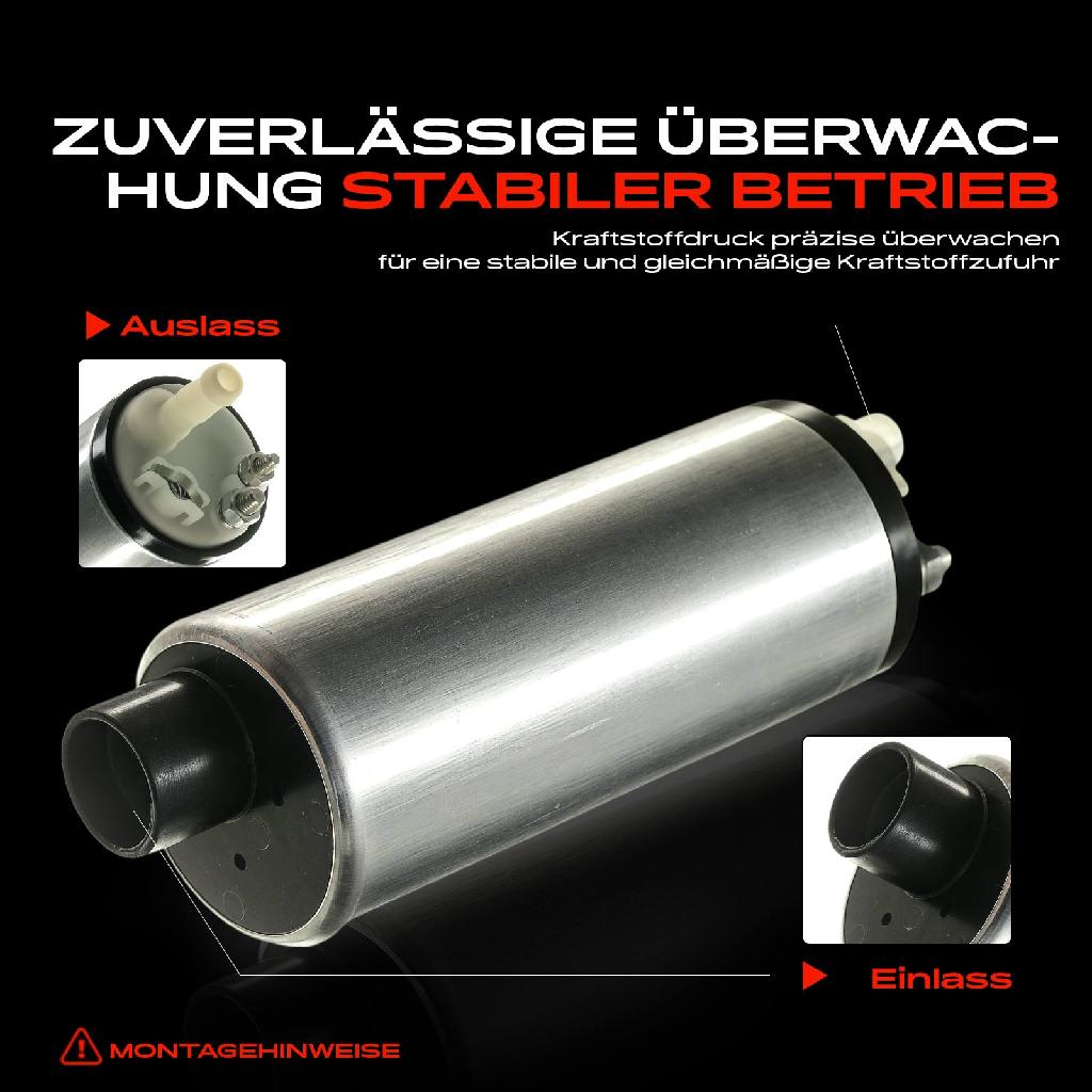 1x Kraftstoffpumpe für Audi 100 Avant 443 444 4A2 445 446 4A5 200 Avant 447 448 80 Avant 8C2 8C5 A4