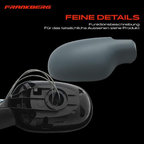 Frankberg 1x Außenspiegel Links für Renault Megane I BA0/1 EA0/1 DA0/1 KA0/1 LA0/1 1995-2008 Bild Frankberg 1x Außenspiegel Links für Renault Megane I BA0/1 EA0/1 DA0/1 KA0/1 LA0/1 1995-2008