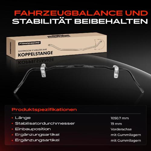 1x Stabilisator Vorne für Fiat Multipla Van 186 1999-2010 Bild 1x Stabilisator Vorne für Fiat Multipla Van 186 1999-2010