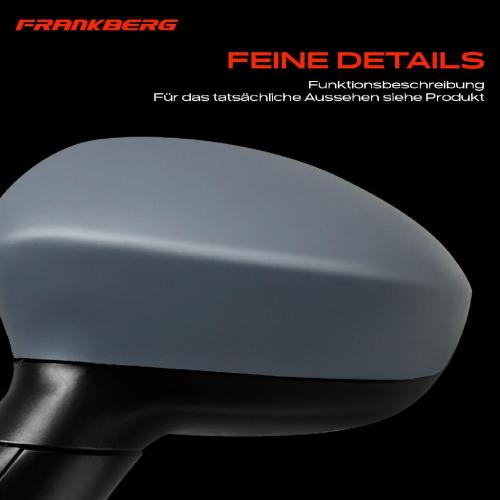 Frankberg 1x Außenspiegel Links für Fiat 500 595 695 312 0.9L 1.0L 1.2L 1.4L 2007-2024 Bild Frankberg 1x Außenspiegel Links für Fiat 500 595 695 312 0.9L 1.0L 1.2L 1.4L 2007-2024