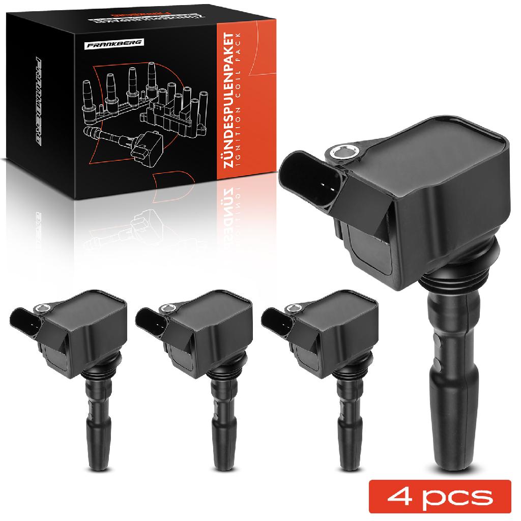 Frankberg 4x Z ndmodul Z ndspule f r VW Golf VII Jetta IV Polo Scirocco Passat Alltrack Variant Tiguan Allspace T-ROC