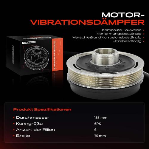 1x Riemenscheibe Kurbelwelle für BMW 2 Active Tourer F45 F46 F48 MINI F55 F56 F57 Bild 1x Riemenscheibe Kurbelwelle für BMW 2 Active Tourer F45 F46 F48 MINI F55 F56 F57