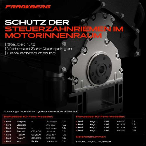 1x Steuergehäuse Abdeckung Steuerkette Deckel für Ford Ecosport Fiesta VI KA Kuga II Bild 1x Steuergehäuse Abdeckung Steuerkette Deckel für Ford Ecosport Fiesta VI KA Kuga II