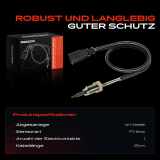 1x Abgastemperatursensor für VW Crafter 30-35 Multivan V Transporter V T5 2.0L