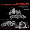 1x Turbolader Abgaskrümmer Einheit für Ford Focus II Kuga I Mondeo IV Turnier S-Max Volvo C30 C70 II Cabriolet