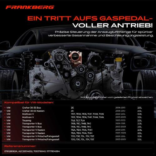 1x Drosselklappe Drosselklappenstutzen für VW Transporter T5 Crafter 30-50 Multivan V 2.0L 2.5L Bild 1x Drosselklappe Drosselklappenstutzen für VW Transporter T5 Crafter 30-50 Multivan V 2.0L 2.5L