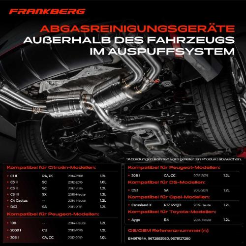 1x Katalysator für Peugeot 108 208 308 2008 Citroën C1 C3 C4 DS Opel Toyota 1.2L Bild 1x Katalysator für Peugeot 108 208 308 2008 Citroën C1 C3 C4 DS Opel Toyota 1.2L