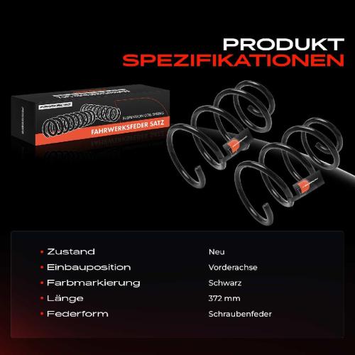 Frankberg 2x Fahrwerksfeder Vorderachse f r Nissan NV400 Opel Movano Renault Master Bj ab 2010 Bild Frankberg 2x Fahrwerksfeder Vorderachse f r Nissan NV400 Opel Movano Renault Master Bj ab 2010
