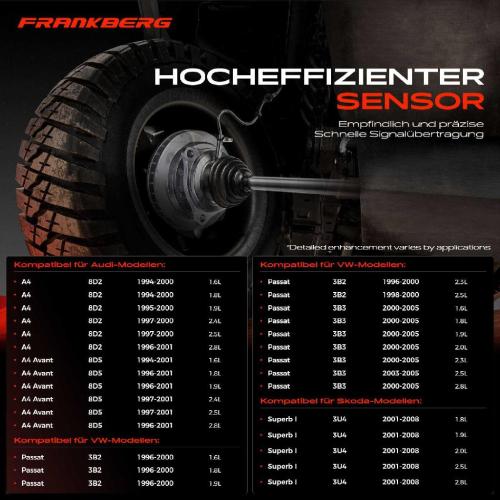 1x ABS Sensor Vorderachse beidseitig für VW Passat Variant Audi A4 Avant Skoda Superb I 1994-2008 Bild 1x ABS Sensor Vorderachse beidseitig für VW Passat Variant Audi A4 Avant Skoda Superb I 1994-2008