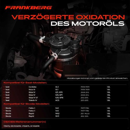 1x Ventil Kurbelgehauseentluftung für VW Polo 6C Seat Skoda Fabia II 1.6L Bild 1x Ventil Kurbelgehauseentluftung für VW Polo 6C Seat Skoda Fabia II 1.6L