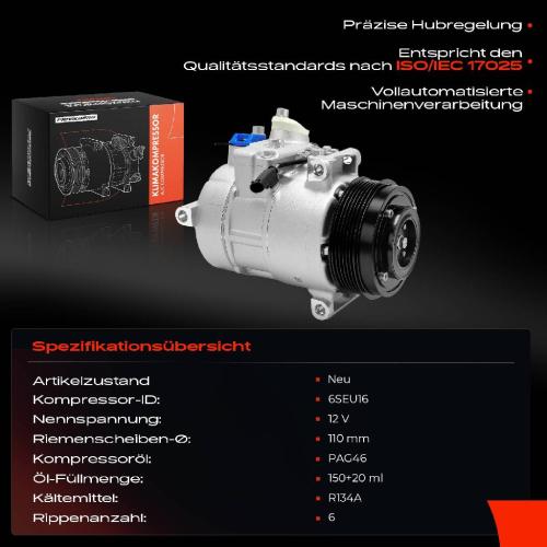 Frankberg 1x Klimakompressor für Mercedes-Benz M-Klasse GLE W166 2.1L 5.5L 2011-2018 Bild Frankberg 1x Klimakompressor für Mercedes-Benz M-Klasse GLE W166 2.1L 5.5L 2011-2018