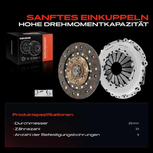 Frankberg 1x Kupplungssatz f r Alfa Romeo Giulietta Mito Fiat 500/595/695 500C/595C/695C Bravo II Doblo Cargo MPV Bild Frankberg 1x Kupplungssatz f r Alfa Romeo Giulietta Mito Fiat 500/595/695 500C/595C/695C Bravo II Doblo Cargo MPV