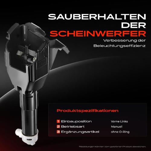 1x Scheinwerferreinigung Waschwasserdüse Vorne Links für Toyota RAV 4 A3 2005-2013 Bild 1x Scheinwerferreinigung Waschwasserdüse Vorne Links für Toyota RAV 4 A3 2005-2013