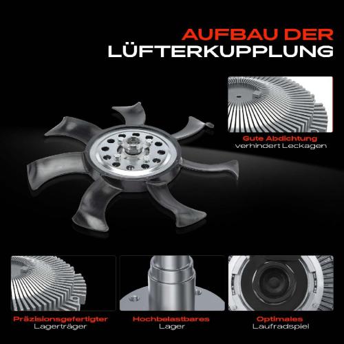 1x Lüfterkupplung Kühlerlüfte für Mercedes-Benz Sprinter 3,5-T 3-T 5-T B906 2006-2013 Bild 1x Lüfterkupplung Kühlerlüfte für Mercedes-Benz Sprinter 3,5-T 3-T 5-T B906 2006-2013