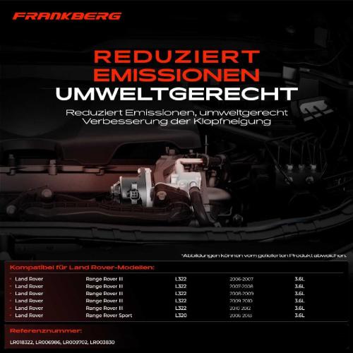 1x AGR-Ventil Abgasrückführungsventil für Land Rover Range Rover III L322 Range Rover Sport L320 Bild 1x AGR-Ventil Abgasrückführungsventil für Land Rover Range Rover III L322 Range Rover Sport L320