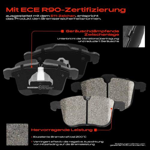 4x Bremsbeläge Vorderachse für Cadillac BLS Wagon Opel Signum Vectra C Caravan CC 2002-2012 Bild 4x Bremsbeläge Vorderachse für Cadillac BLS Wagon Opel Signum Vectra C Caravan CC 2002-2012