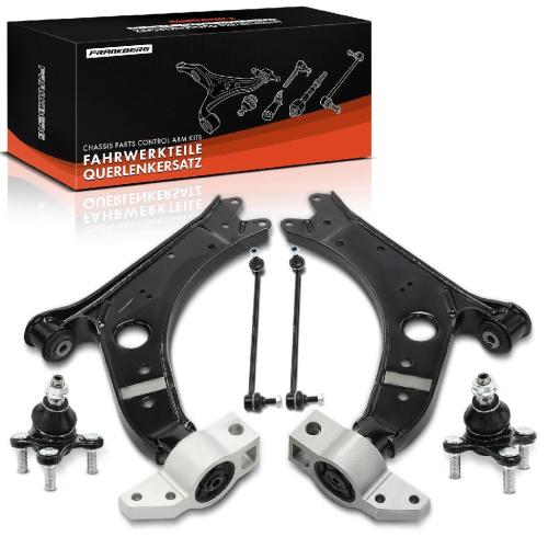 Frankberg 1x Querlenker Satz Vorderachse für VW Caddy MPV Kasten/MPV EOS Golf Plus V Variant VI Jetta Scirocco Touran Bild Frankberg 1x Querlenker Satz Vorderachse für VW Caddy MPV Kasten/MPV EOS Golf Plus V Variant VI Jetta Scirocco Touran