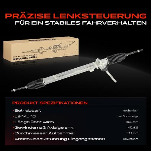 Frankberg 1x Lenkgetriebe Servolenkgetriebe für Nissan Juke F15 1.6L 1.2L 2010-2019 Bild Frankberg 1x Lenkgetriebe Servolenkgetriebe für Nissan Juke F15 1.6L 1.2L 2010-2019