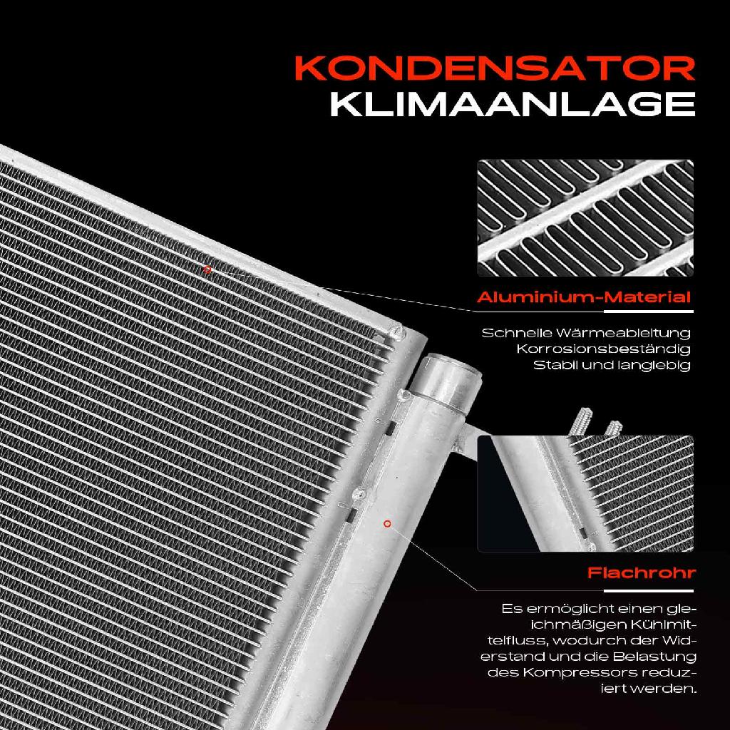 1x Kondensator Klimaanlage für Hyundai Kona Kasten/SUV OS OSE OSI Bj ab 2017