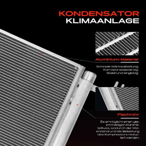 Frankberg 1x Kondensator Klimaanlage für Hyundai Kona Kasten/SUV OS OSE OSI Bj ab 2017 Bild Frankberg 1x Kondensator Klimaanlage für Hyundai Kona Kasten/SUV OS OSE OSI Bj ab 2017