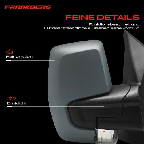 1x Außenspiegel Rechts für Ford Tourneo V362 F3 Transit V362 FY FZ Bj ab 2012 Bild 1x Außenspiegel Rechts für Ford Tourneo V362 F3 Transit V362 FY FZ Bj ab 2012