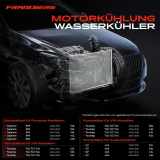 1x Kühler Wasserkühler Motorkühler für VW Touareg Audi Q7 4L Porsche Cayenne 9PA 7L