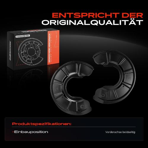 2x Ankerblech Bremsscheibe Vorderachse Beidseitig für Tesla Model S 5YJS Model X 5YJX 60D P90D Bild 2x Ankerblech Bremsscheibe Vorderachse Beidseitig für Tesla Model S 5YJS Model X 5YJX 60D P90D