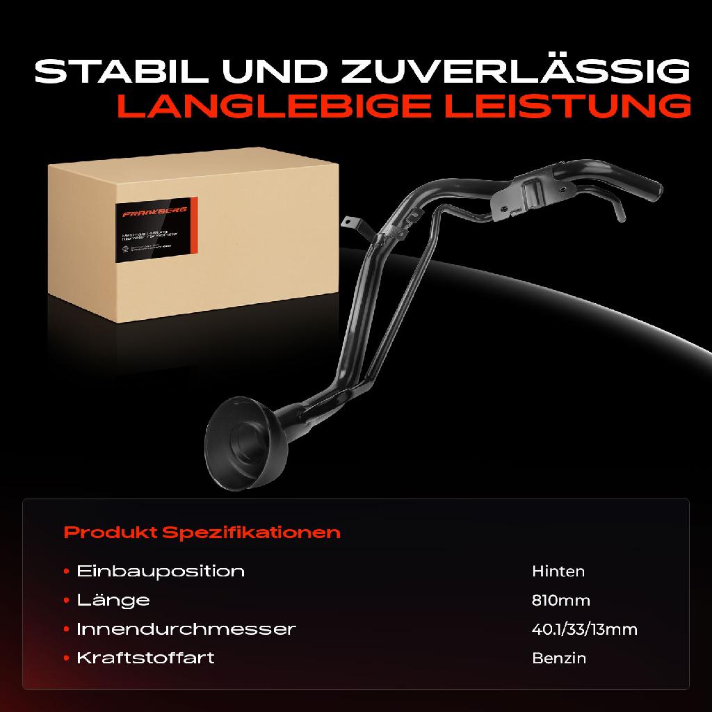 1x Kraftstoffeinfüllrohr Einfüllstutzen für Nissan X-Trail T30 2001-2007
