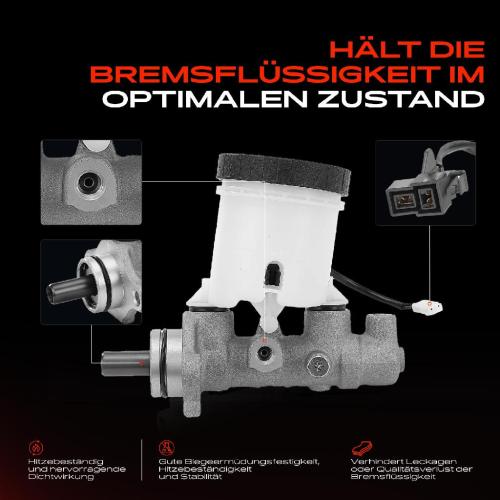 1x Hauptbremszylinder Bremszylinder für KIA Rio Schrägheck DC 2000-2005 1.3L 1.5L Bild 1x Hauptbremszylinder Bremszylinder für KIA Rio Schrägheck DC 2000-2005 1.3L 1.5L