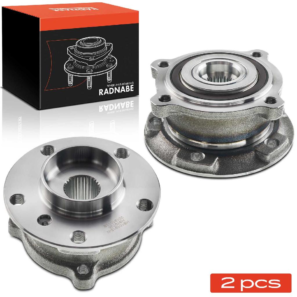 2x Radnabe Radlagersatz Vorderachse beidseitig für BMW X5 X6 3.0L 4.8L 2.0L 4.4L 2006-2019
